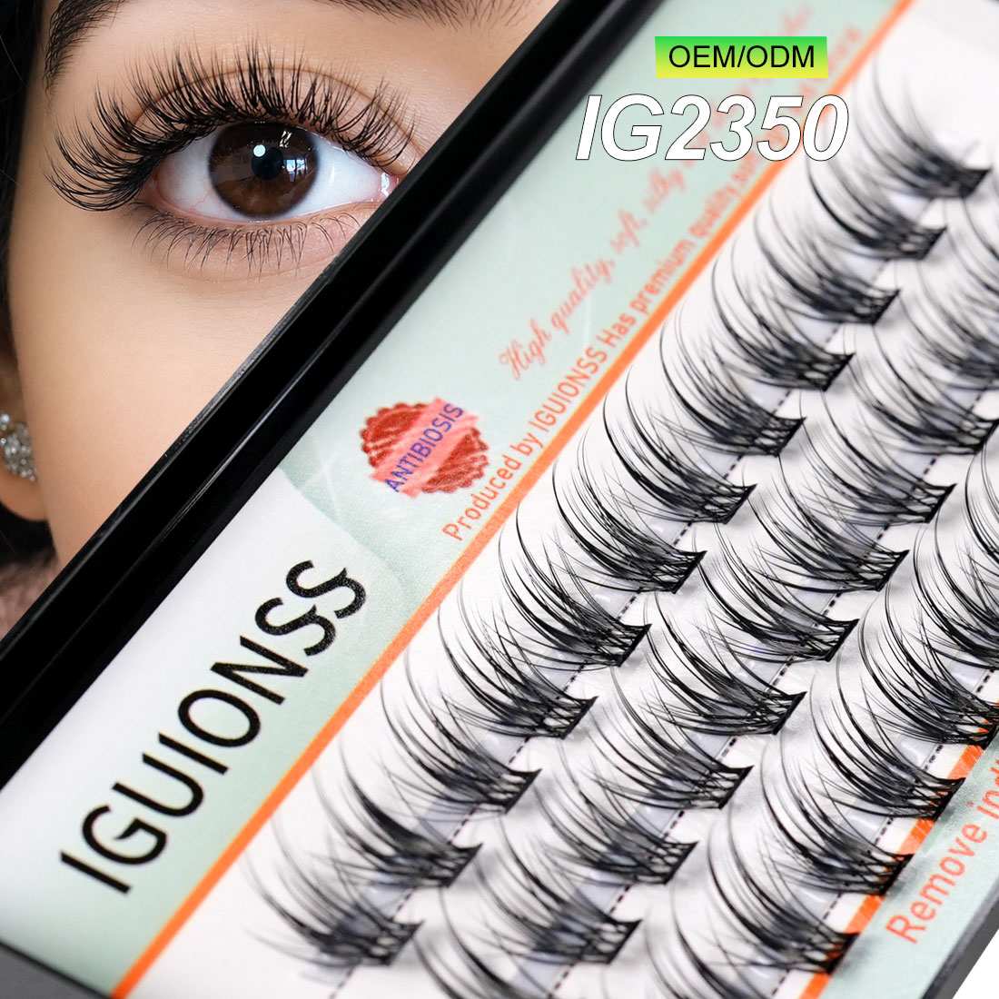 Eyelash Extension Logo - OEM ODM Wimpernbüschel DIY Einzelne Wimpernverlängerung