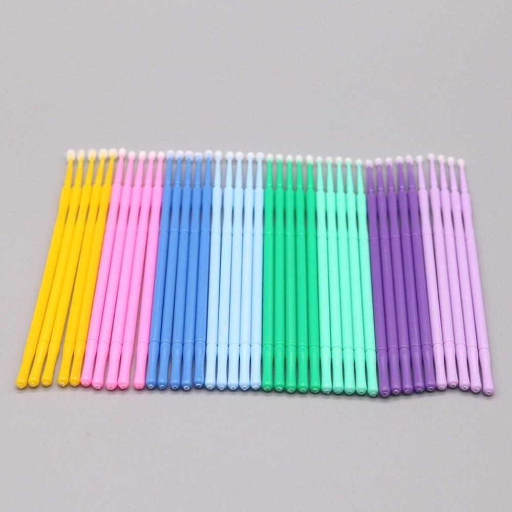 Eyelash Extension Examples - 100 Stück/Set Mikro-Bürsten für Make-up und