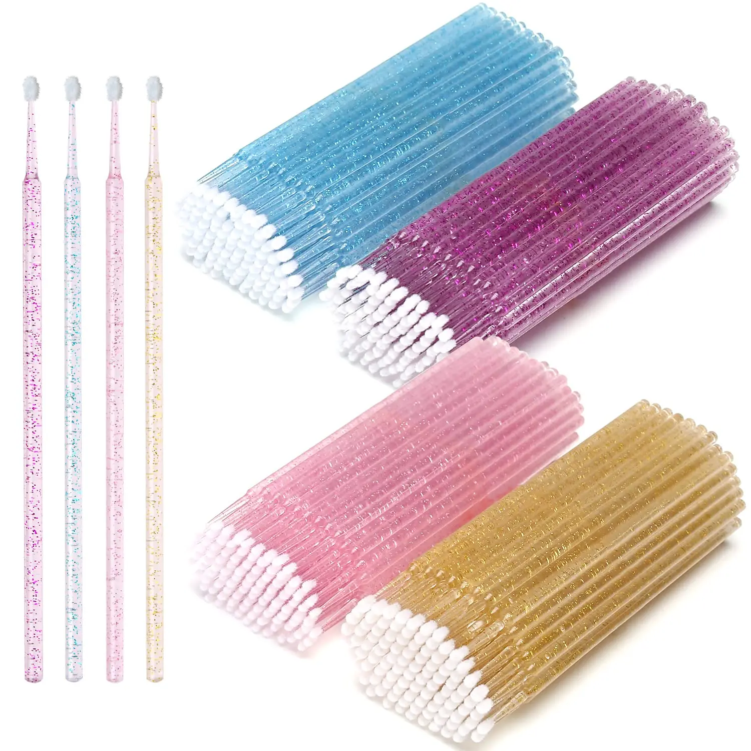 Eyelash Extension Remover - 100 Teile/los Einweg Wimpern Pinsel Tupfer