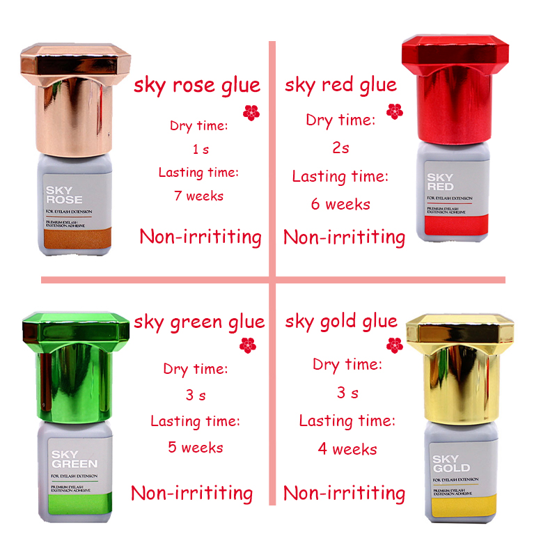 Eyelash Extension Korea Natural - Sky Glue für Wimpernverlängerungen, Original Korea,