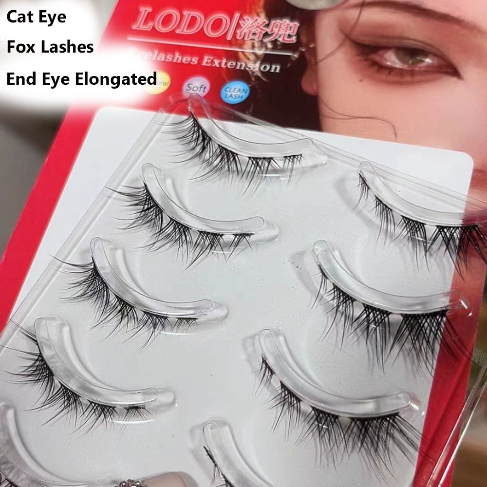 Eyelash Extension Volume Cat Eye - 5 Paare 3d Nerz Katze Wimpern