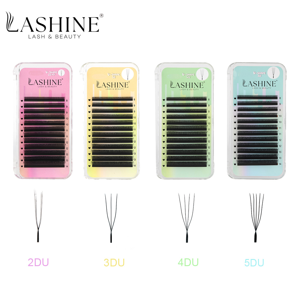 Eyelash Extension Yy - Lashine U-Form Kleeblatt Wimpernverlängerungen Volumen Wispy