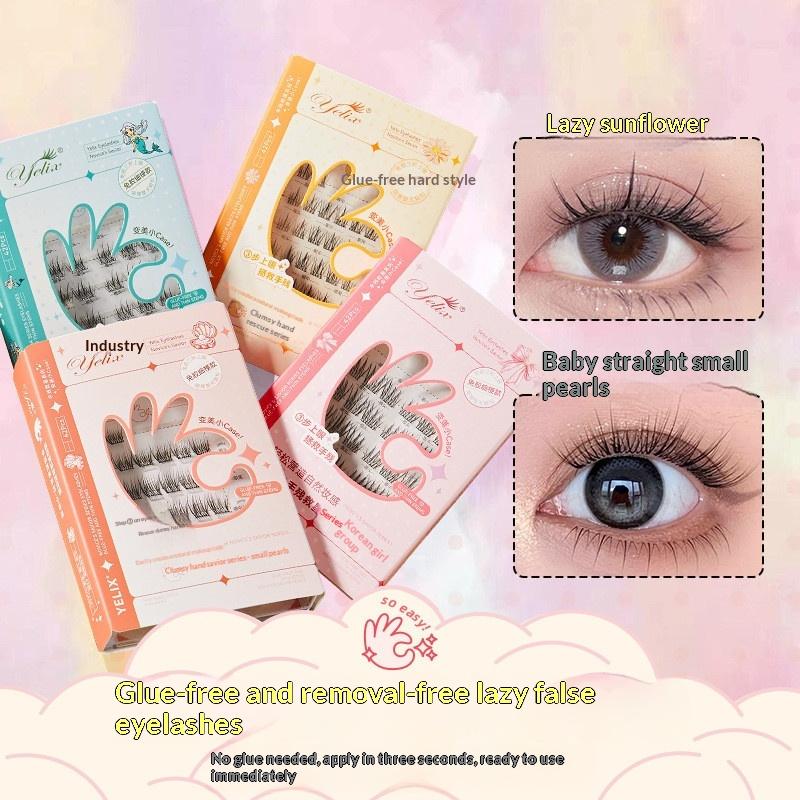 Eyelash Extension Adhesive - 7 Reihen selbstklebende Wimpern, kein Kleber,