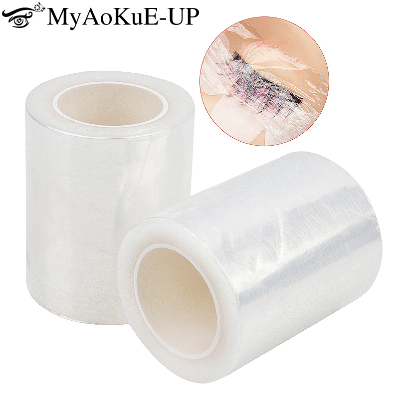 Eyelash Extension Examples - 200 m/Rolle Klar Make-Up Film Lip