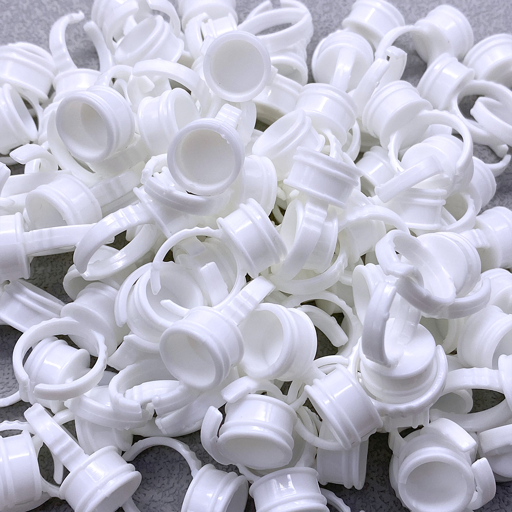 100Pcs Einweg Kleber Ring Tass – Eyelash Extension Examples Bewertung und Preis