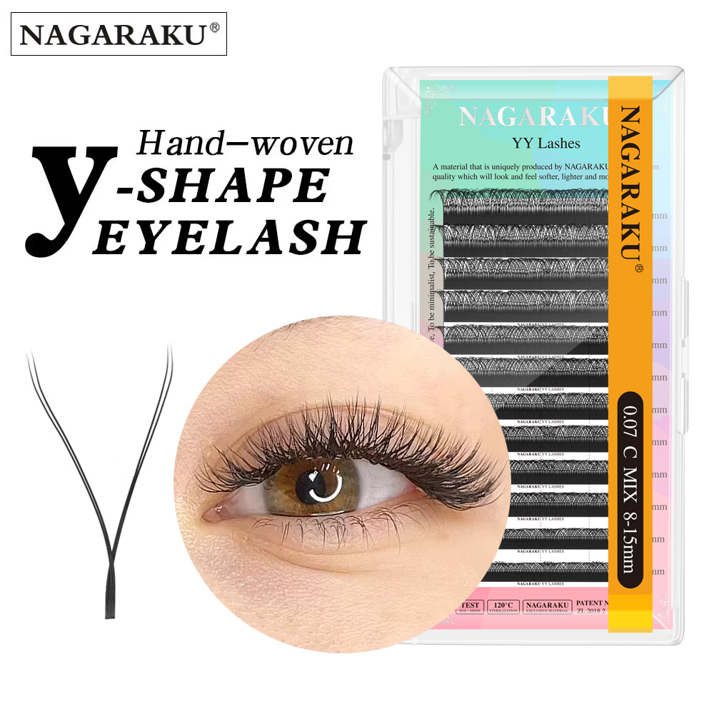 NAGARAKU YY Shape Handgewebte  – Eyelash Extension Yy Bewertung und Preis