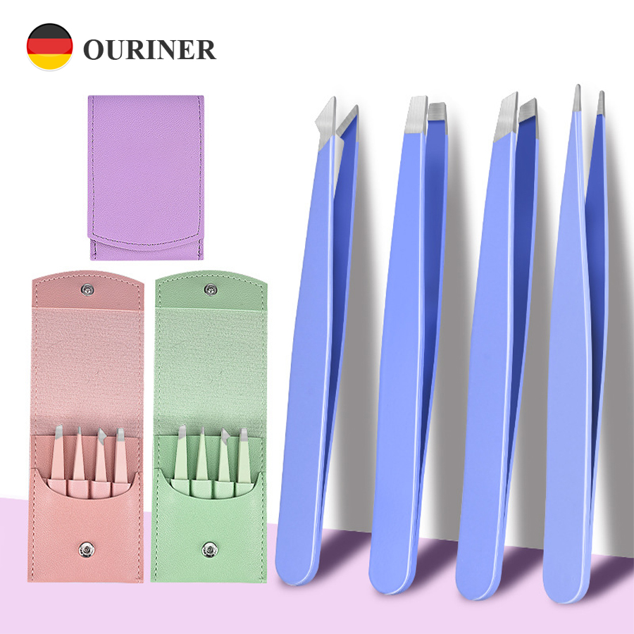 4Pcs Augenbraue Pinzette Haar  – Eyelash Extension Remover Bewertung und Preis