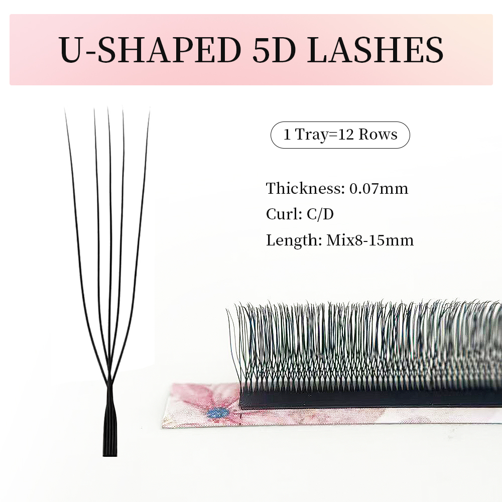 U-förmige YY 3DW 4DW 5DW Wimpe – Eyelash Extension Yy Bewertung und Preis