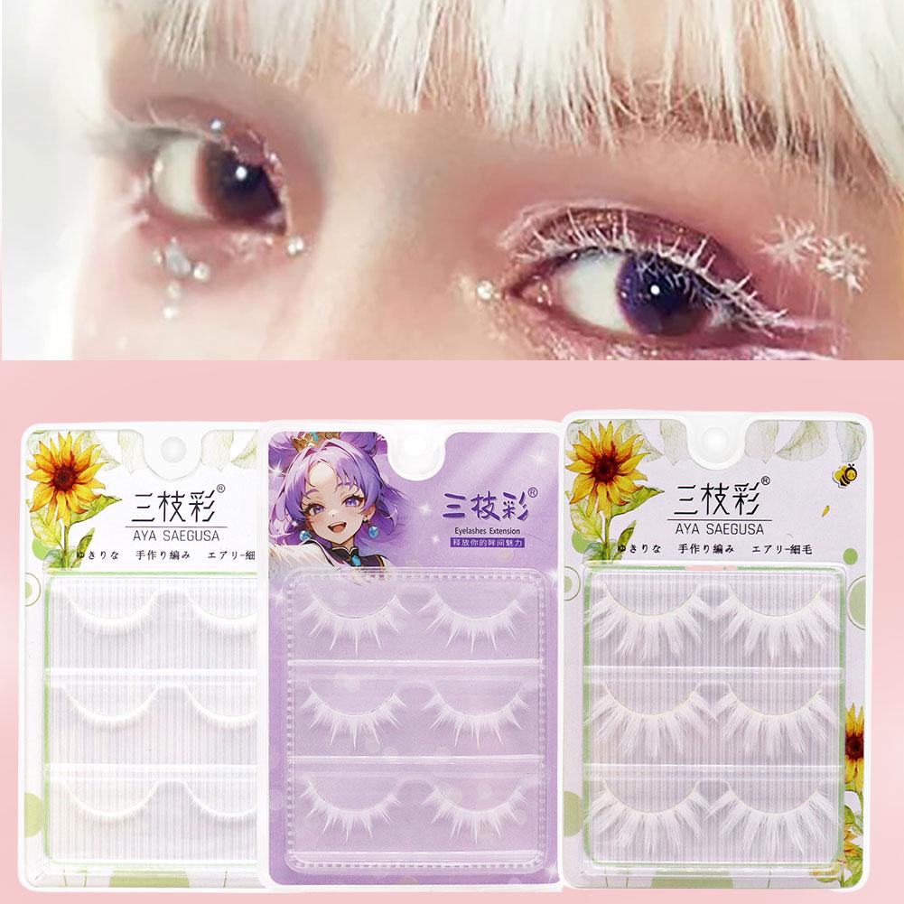 Weiße Künstliche Wimpern für C – Eyelash Extension Anime Bewertung und Preis