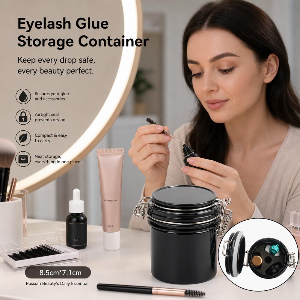Wimpernkleber-Aufbewahrungsbeh – Eyelash Extension Examples Bewertung und Preis