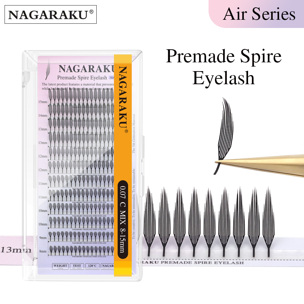 NAGARAKU Vorgefertigte Spire-W – Eyelash Extension Anime Bewertung und Preis