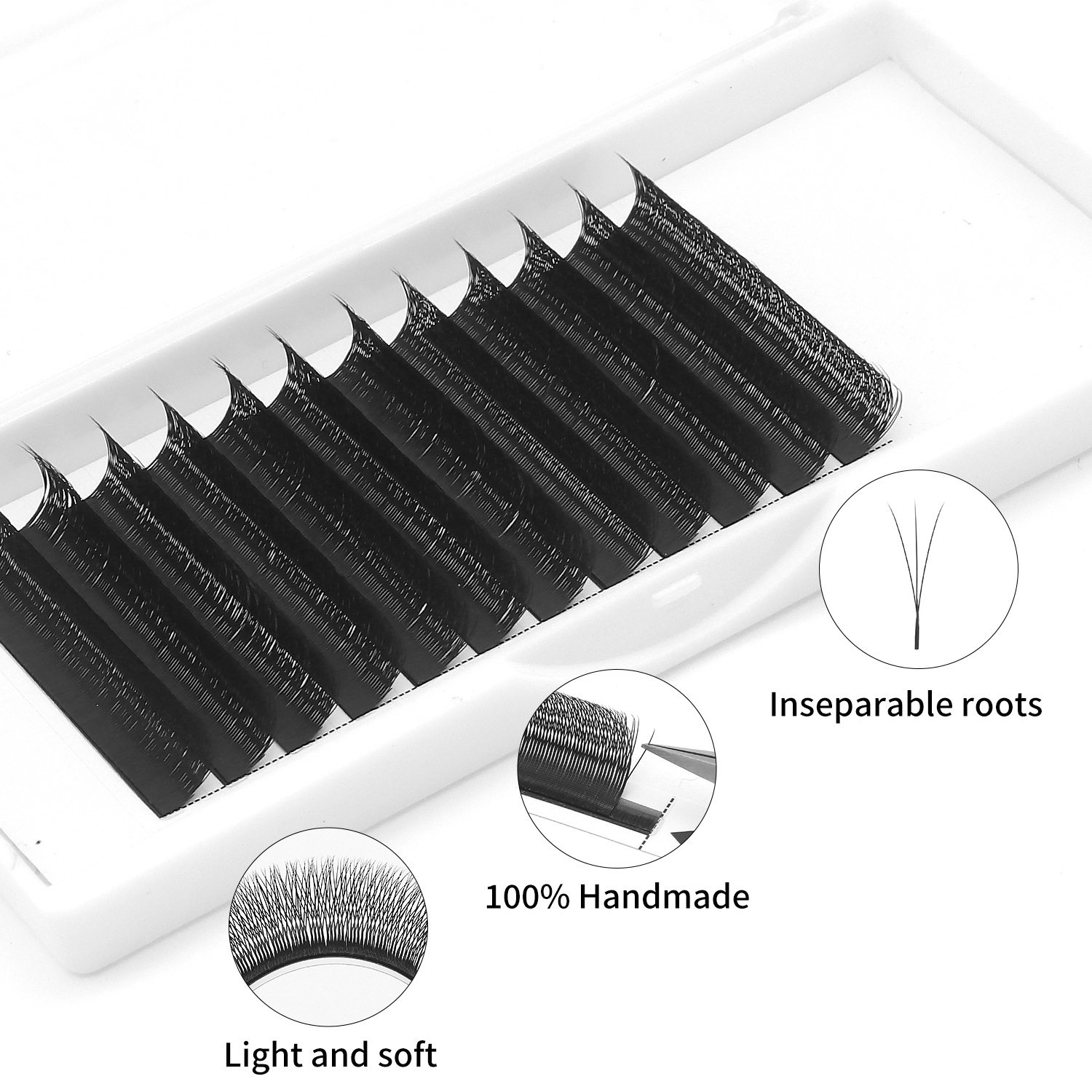 Großhandel 3D 4D 5D W-förmige  – Eyelash Extension Logo Bewertung und Preis