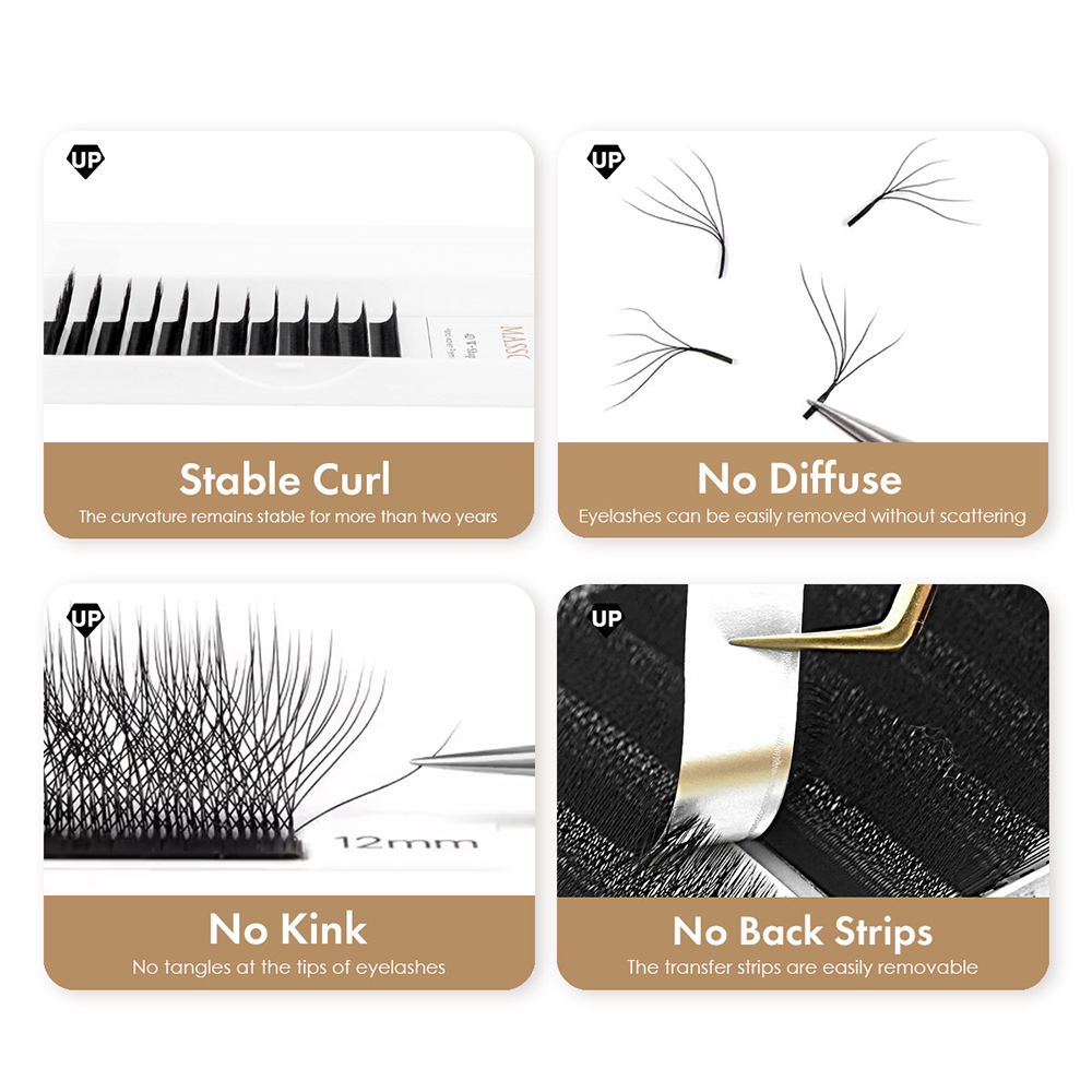 MASSCAKU YY/3D/4D/5D/6D W Form – Eyelash Extension Yy Bewertung und Preis