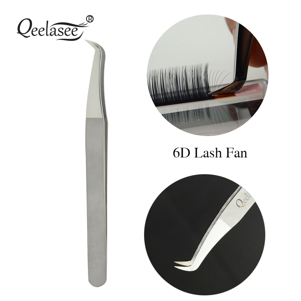 Qeelasee AS09 Edelstahl-Volume – Eyelash Extension Logo Bewertung und Preis
