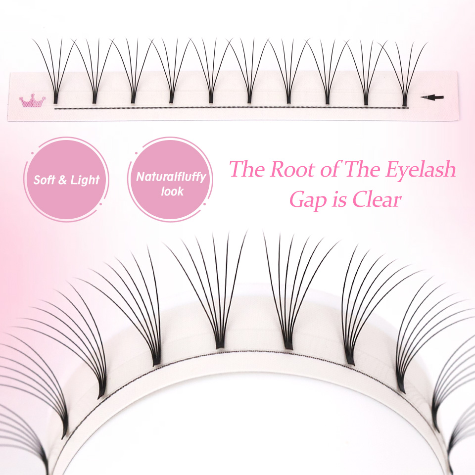 Rujade Vorgefertigte Volumen-W – Eyelash Extension Korea Natural Bewertung und Preis