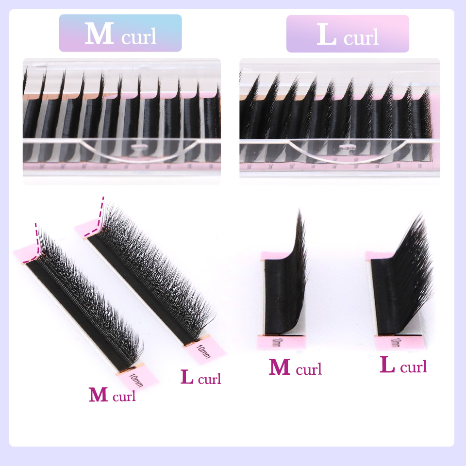 L M (LU) Curl W-Form Wimpernve – Eyelash Extension Yelix Bewertung und Preis