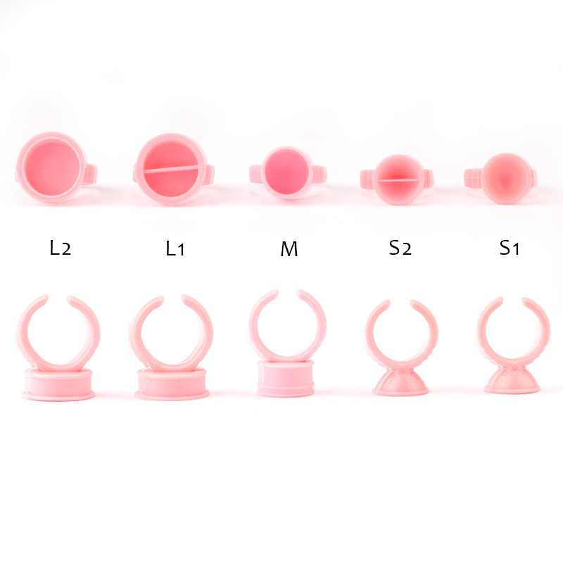 100 stücke Einweg Kleber Ringe – Eyelash Extension Adhesive Bewertung und Preis
