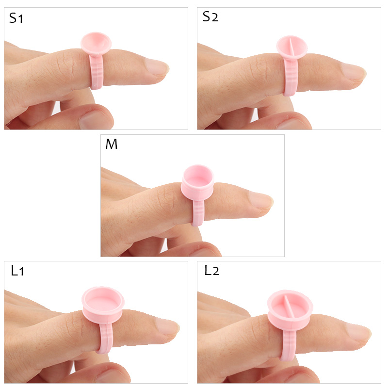 100 stücke Einweg Kleber Ringe – Eyelash Extension Adhesive Bewertung und Preis