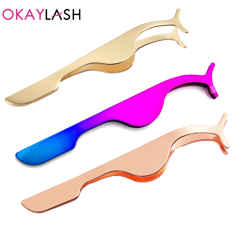 OKAYLASH Pinzette aus Edelstah – Eyelash Extension Logo Bewertung und Preis